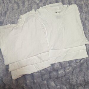 Lot of 6 Comfort soft men's white T-shirts size Medium